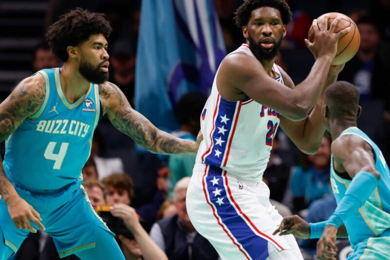 Charlotte Hornets vs 76ers Match Player Stats